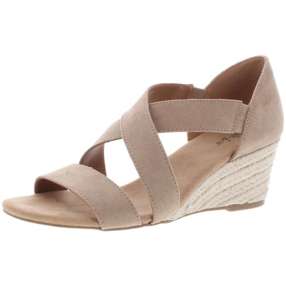 Style&co. Shoes Style Co Women Cross Strap Wedge Sandals Zaddie